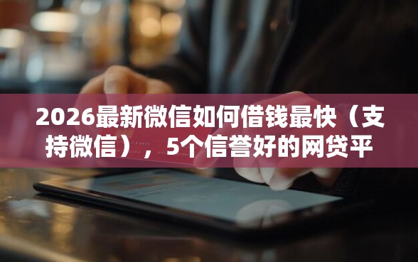 2026最新微信如何借钱最快（支持微信），5个信誉好的网贷平台无私分享