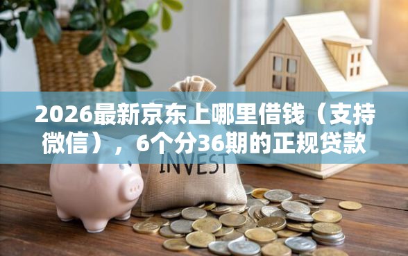 2026最新京东上哪里借钱（支持微信），6个分36期的正规贷款平台无私分享
