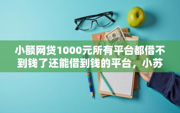 小额网贷1000元所有平台都借不到钱了还能借到钱的平台，小苏好贷今天还下款吗的5个平台介绍