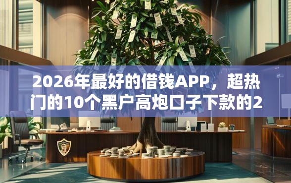 2026年最好的借钱APP，超热门的10个黑户高炮口子下款的2025推荐
