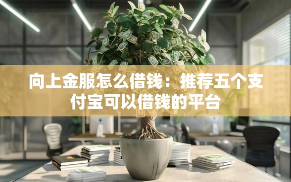 向上金服怎么借钱：推荐五个支付宝可以借钱的平台