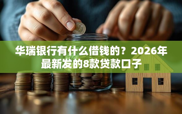 华瑞银行有什么借钱的？2026年最新发的8款贷款口子