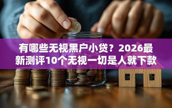 有哪些无视黑户小贷？2026最新测评10个无视一切是人就下款