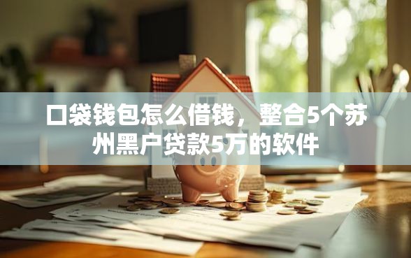 口袋钱包怎么借钱，整合5个苏州黑户贷款5万的软件