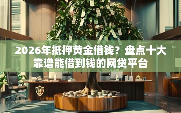 2026年抵押黄金借钱？盘点十大靠谱能借到钱的网贷平台