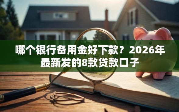 哪个银行备用金好下款？2026年最新发的8款贷款口子