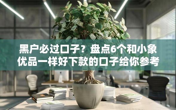 黑户必过口子？盘点6个和小象优品一样好下款的口子给你参考