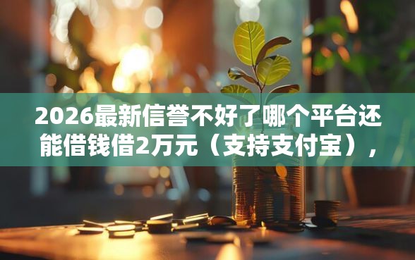 2026最新信誉不好了哪个平台还能借钱借2万元（支持支付宝），7个类似爱用商城的口子无私分享