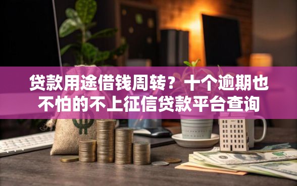 贷款用途借钱周转？十个逾期也不怕的不上征信贷款平台查询