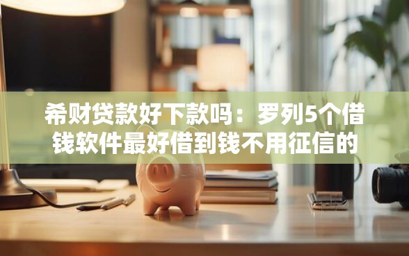 希财贷款好下款吗：罗列5个借钱软件最好借到钱不用征信的