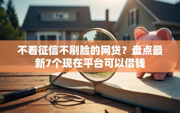 不看征信不刷脸的网贷？盘点最新7个现在平台可以借钱