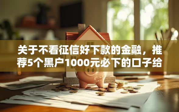 关于不看征信好下款的金融,推荐5个黑户1000元必下的口子给你 关于不看征信好下款的金融,推荐5个黑户1000元必下的口子给你