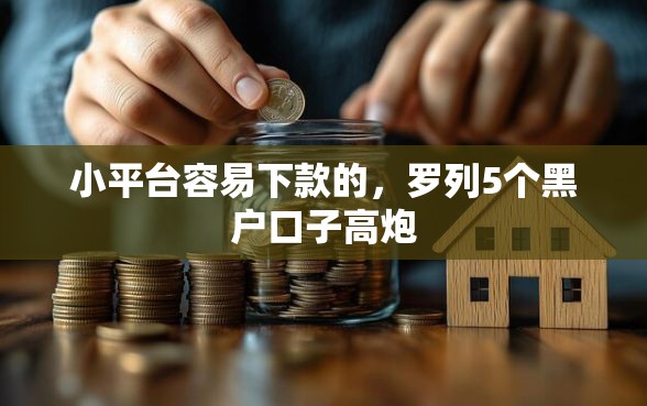 小平台容易下款的，罗列5个黑户口子高炮