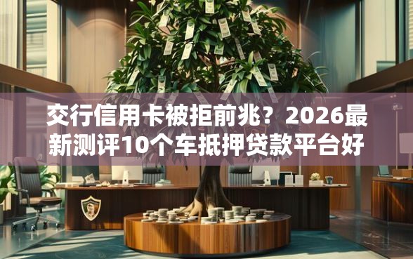 交行信用卡被拒前兆？2026最新测评10个车抵押贷款平台好
