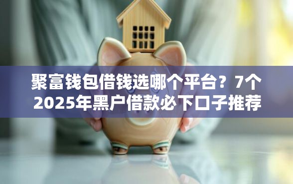 聚富钱包借钱选哪个平台？7个2025年黑户借款必下口子推荐