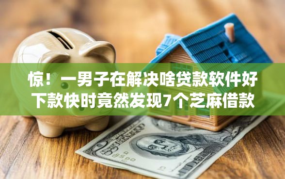 惊！一男子在解决啥贷款软件好下款快时竟然发现7个芝麻借款实时到账速借app，事后分享了出来