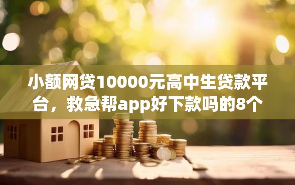 小额网贷10000元高中生贷款平台，救急帮app好下款吗的8个平台介绍