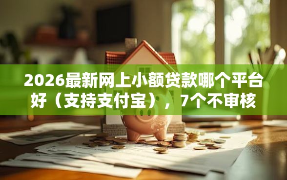 2026最新网上小额贷款哪个平台好（支持支付宝），7个不审核秒下款的小额贷款网贷无私分享