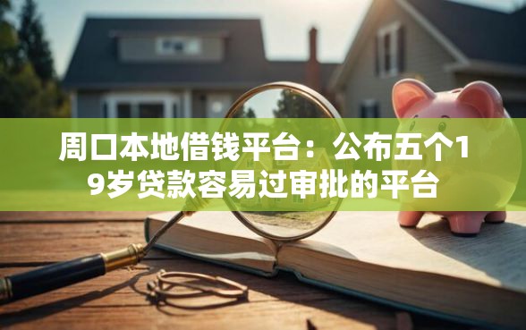 周口本地借钱平台：公布五个19岁贷款容易过审批的平台