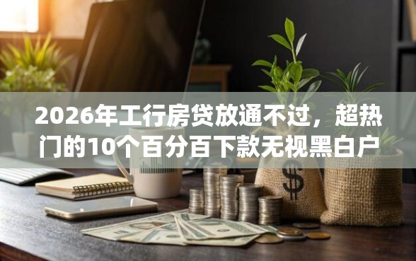 2026年工行房贷放通不过，超热门的10个百分百下款无视黑白户网贷app推荐