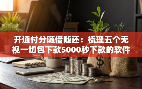 开通付分随借随还：梳理五个无视一切包下款5000秒下款的软件