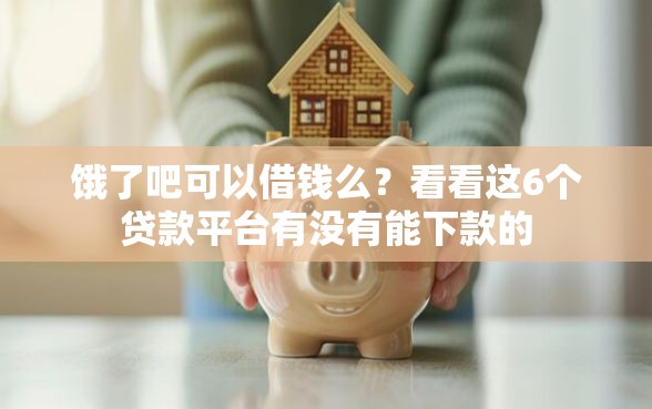 饿了吧可以借钱么?看看这6个贷款平台有没有能下款的 饿了吧可以借钱么?看看这6个贷款平台有没有能下款的