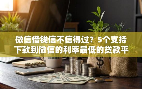 微信借钱信不信得过？5个支持下款到微信的利率最低的贷款平台