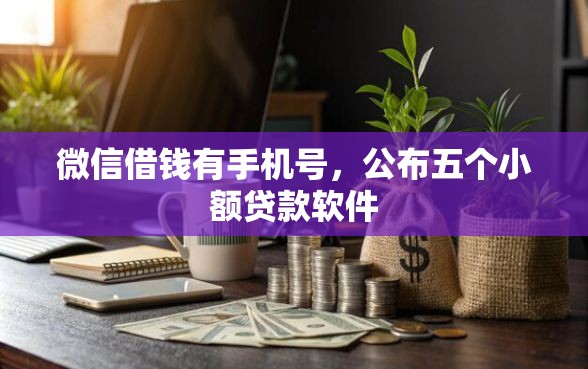 微信借钱有手机号，公布五个小额贷款软件