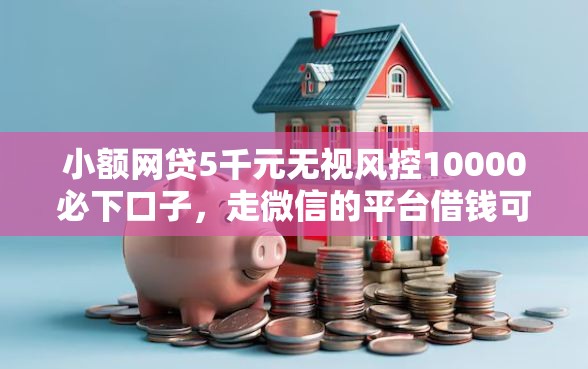 小额网贷5千元无视风控10000必下口子，走微信的平台借钱可靠吗的5个平台介绍