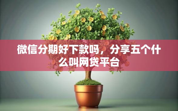 微信分期好下款吗，分享五个什么叫网贷平台