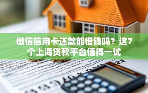 微信信用卡还款能借钱吗？这7个上海贷款平台值得一试