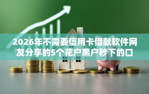 2026年不需要信用卡借款软件网友分享的5个花户黑户秒下的口子我觉得不错！