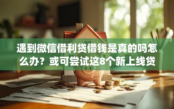 遇到微信借利贷借钱是真的吗怎么办？或可尝试这8个新上线贷款平台门槛低app