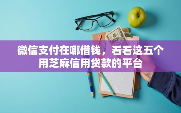 微信支付在哪借钱，看看这五个用芝麻信用贷款的平台