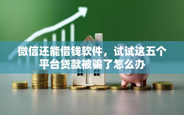 微信还能借钱软件，试试这五个平台贷款被骗了怎么办