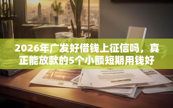 2026年广发好借钱上征信吗，真正能放款的5个小额短期用钱好平台推荐