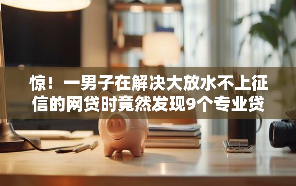惊！一男子在解决大放水不上征信的网贷时竟然发现9个专业贷款平台，事后分享了出来