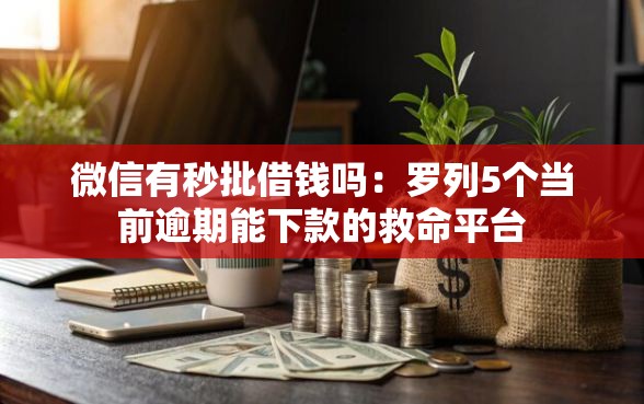微信有秒批借钱吗：罗列5个当前逾期能下款的救命平台