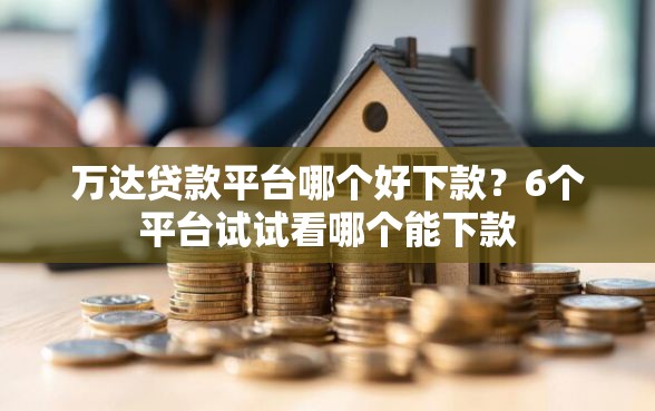 万达贷款平台哪个好下款？6个平台试试看哪个能下款
