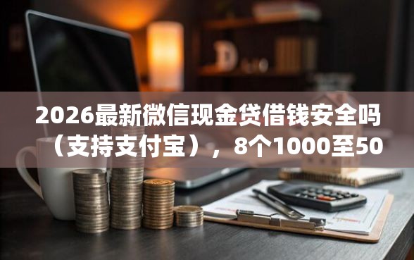 2026最新微信现金贷借钱安全吗（支持支付宝），8个1000至5000的小额贷款app无私分享
