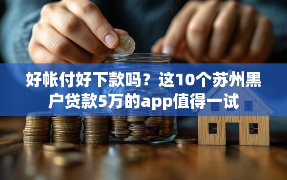 好帐付好下款吗？这10个苏州黑户贷款5万的app值得一试