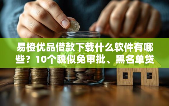 易橙优品借款下载什么软件有哪些？10个貌似免审批、黑名单贷款平台合集