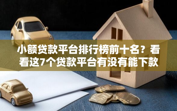 小额贷款平台排行榜前十名？看看这7个贷款平台有没有能下款的