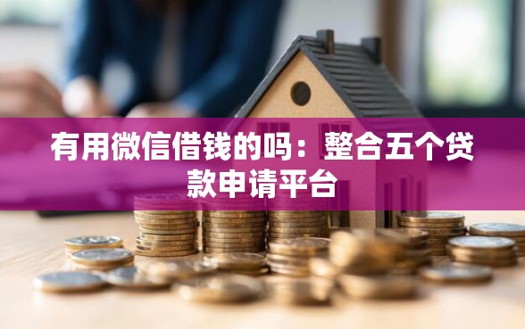 有用微信借钱的吗：整合五个贷款申请平台