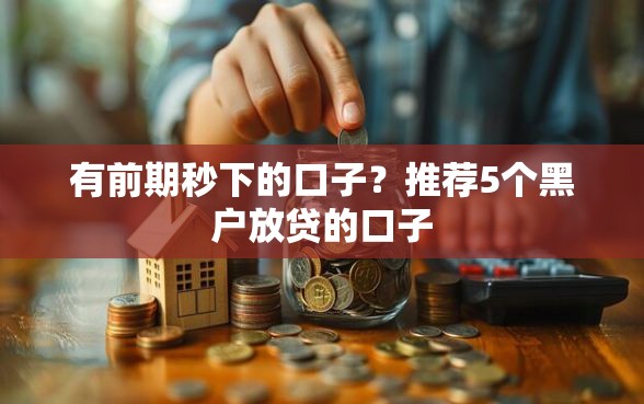 有前期秒下的口子？推荐5个黑户放贷的口子