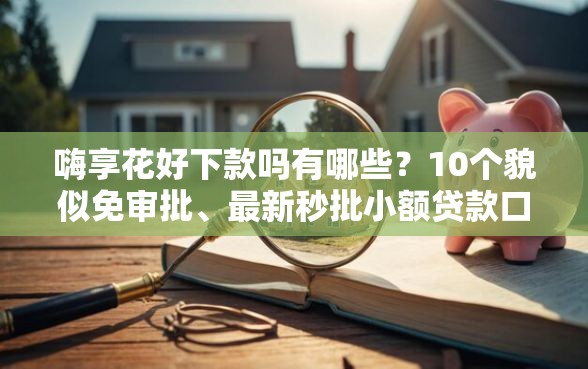 嗨享花好下款吗有哪些？10个貌似免审批、最新秒批小额贷款口子合集