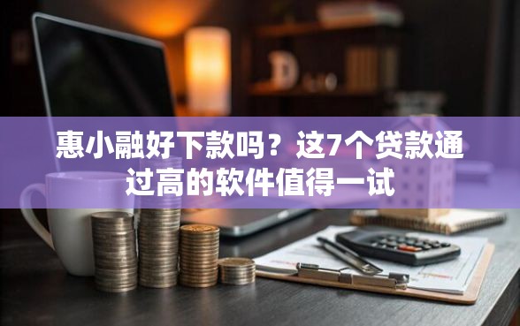 惠小融好下款吗?这7个贷款通过高的软件值得一试 惠小融好下款吗?这7个贷款通过高的软件值得一试