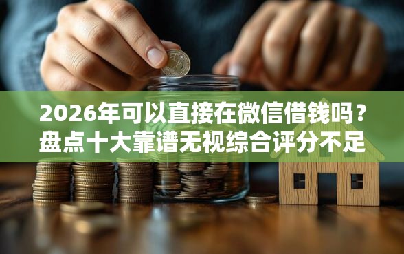 2026年可以直接在微信借钱吗？盘点十大靠谱无视综合评分不足的网贷