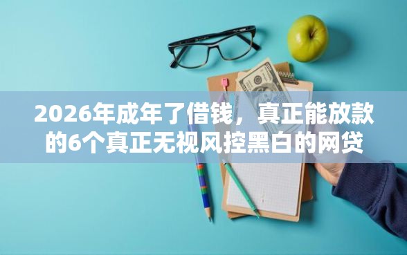 2026年成年了借钱，真正能放款的6个真正无视风控黑白的网贷推荐