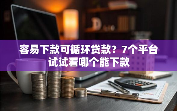 容易下款可循环贷款？7个平台试试看哪个能下款